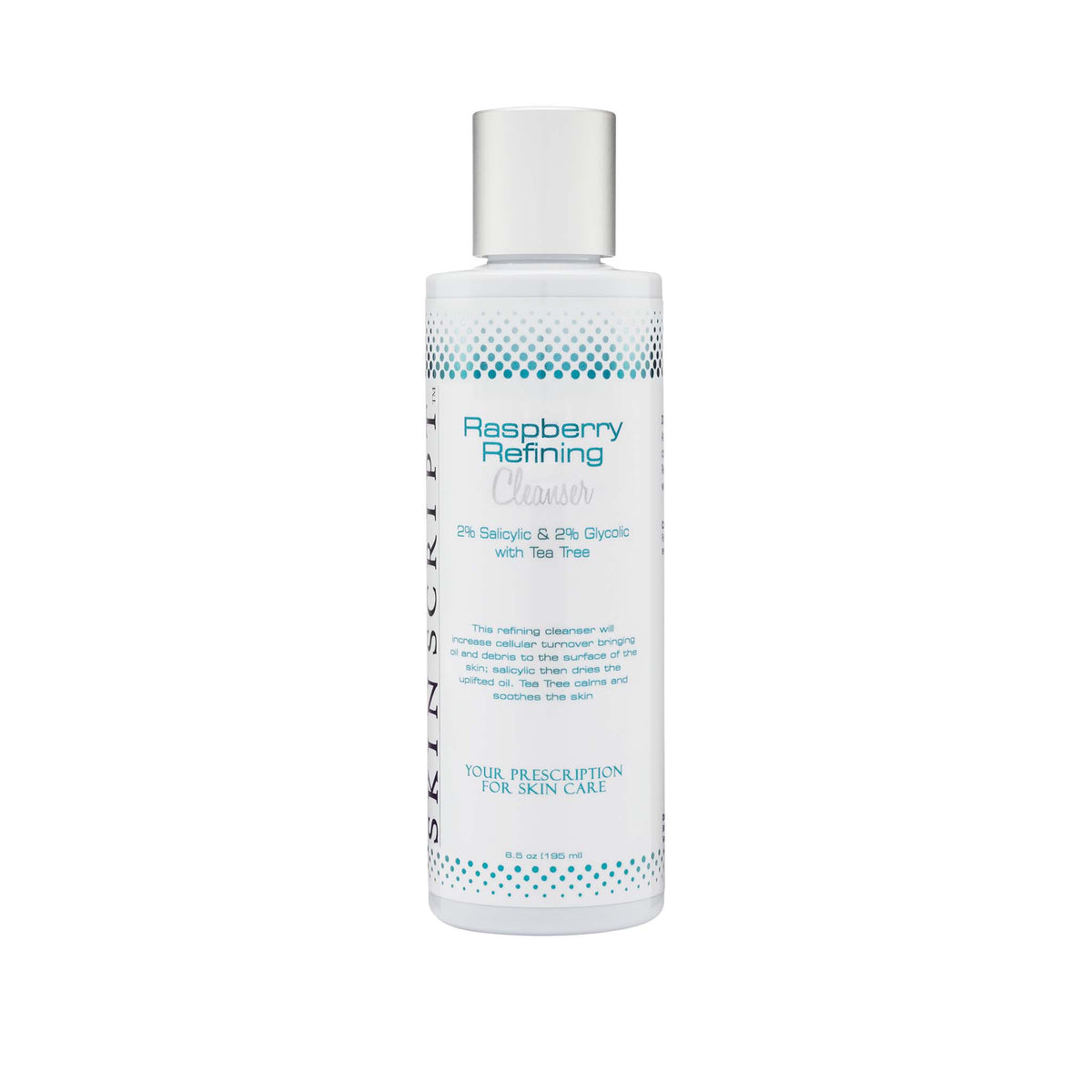 Skin Script Raspberry Refining Cleanser is a unique cleanser that rebalances, improves skin texture and purifies blemish prone skin. skin.